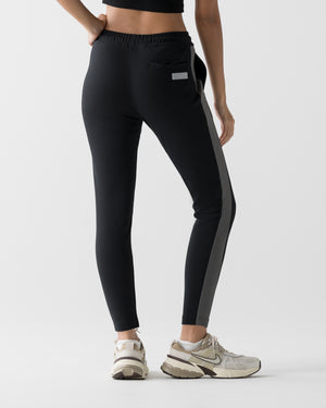 CRONOS WOMEN COOL FIT SKINNY PANTS【BLACK×GRAY】