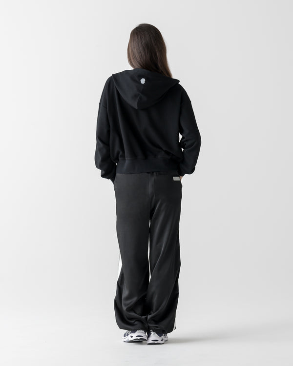 CRONOS WOMEN SHAPE 短版連帽外套【黑色】