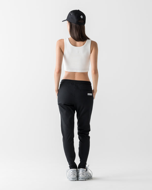 CRONOS WOMEN FIT CROPPED TANK TOP【WHITE】