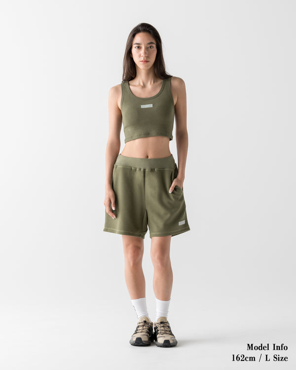 CRONOS WOMEN FIT 短版背心【卡其色】