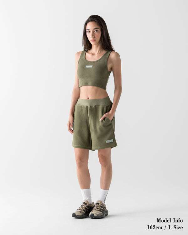 CRONOS WOMEN FIT 短版背心【卡其色】