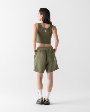 CRONOS WOMEN SHAPE SHORTS【卡其】