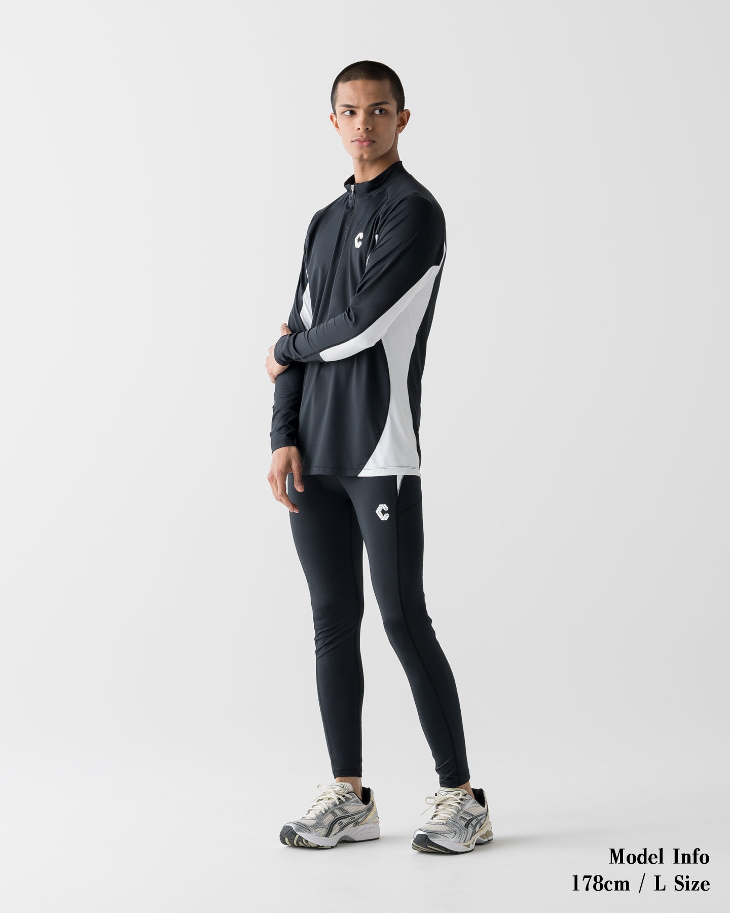 CRONOS ２LINE long sleeve CRONOS×ITOI COMPRESSION LONGSLEEVE [BLACK]