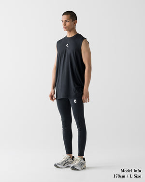 CRONOS×ITOI POWER SLEEVELESS [BLACK]