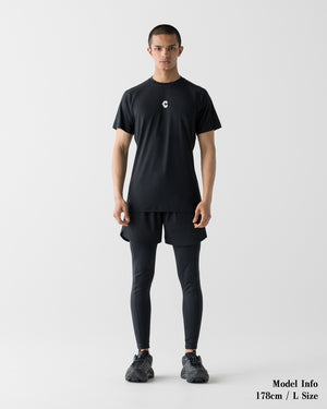 CRONOS×ITOI POWER HALF SLEEVE【BLACK】