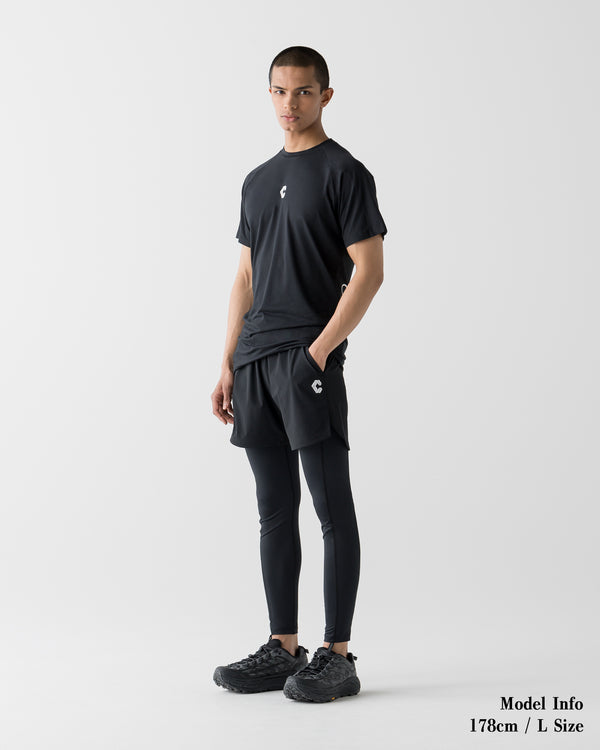 CRONOS×ITOI POWER HALF SLEEVE【BLACK】