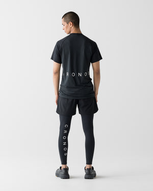 CRONOS×ITOI POWER HALF SLEEVE【BLACK】