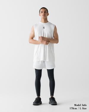 CRONOS x ITOI POWER SLEEVELESS [WHITE]