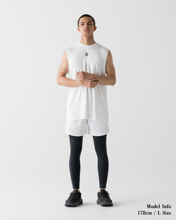CRONOS x ITOI POWER SLEEVELESS [WHITE]