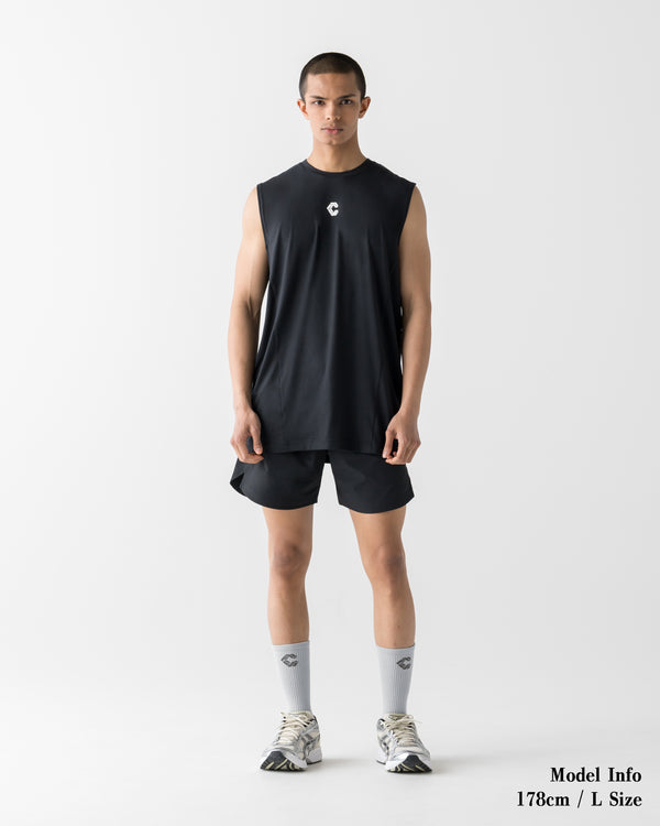 CRONOS×ITOI POWER SLEEVELESS [BLACK]