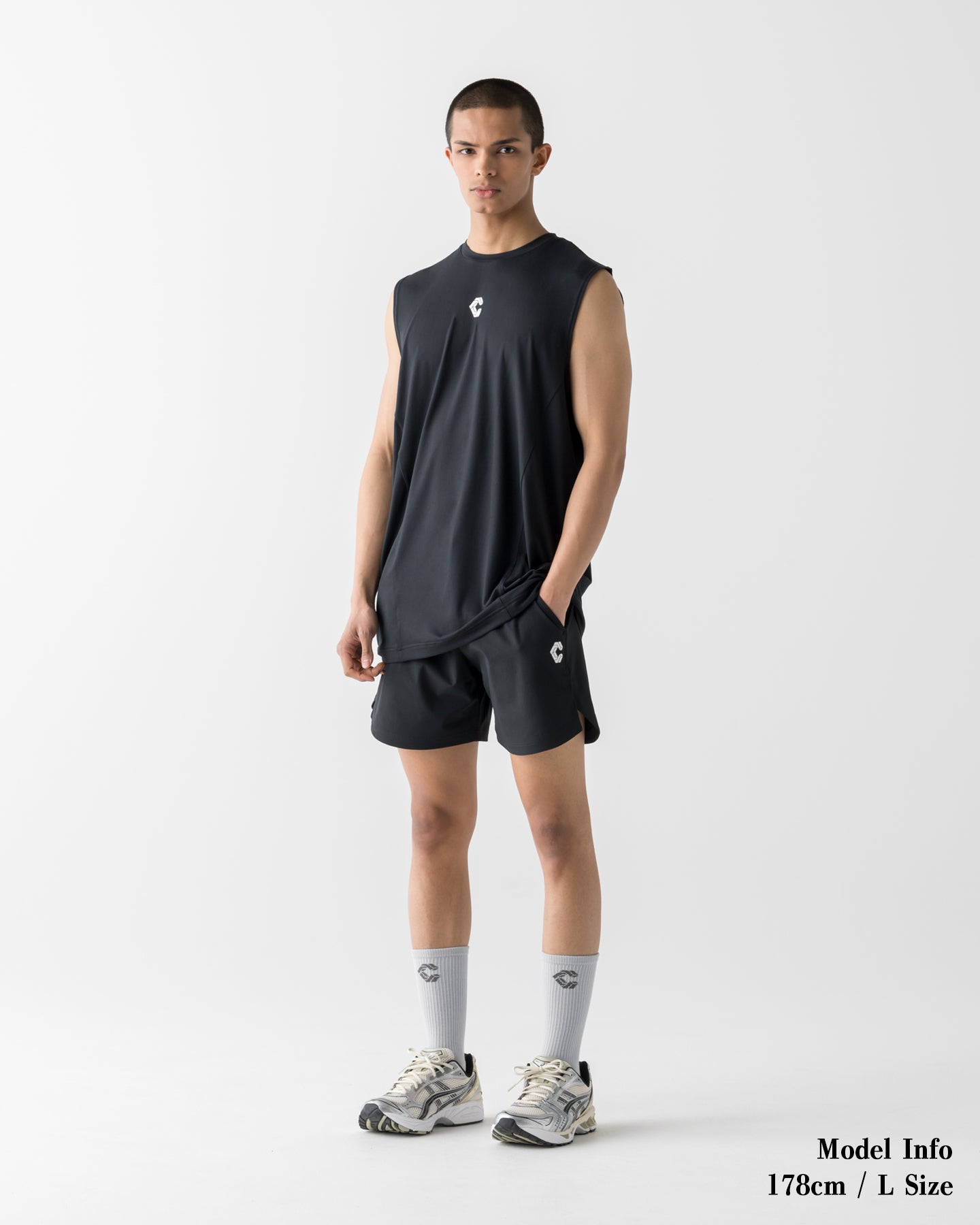 CRONOS×ITOI POWER SLEEVELESS【BLACK】