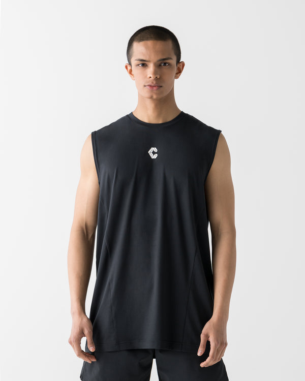 CRONOS×ITOI POWER SLEEVELESS [BLACK]