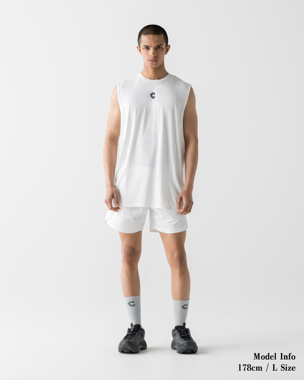 CRONOS x ITOI POWER SLEEVELESS [WHITE]