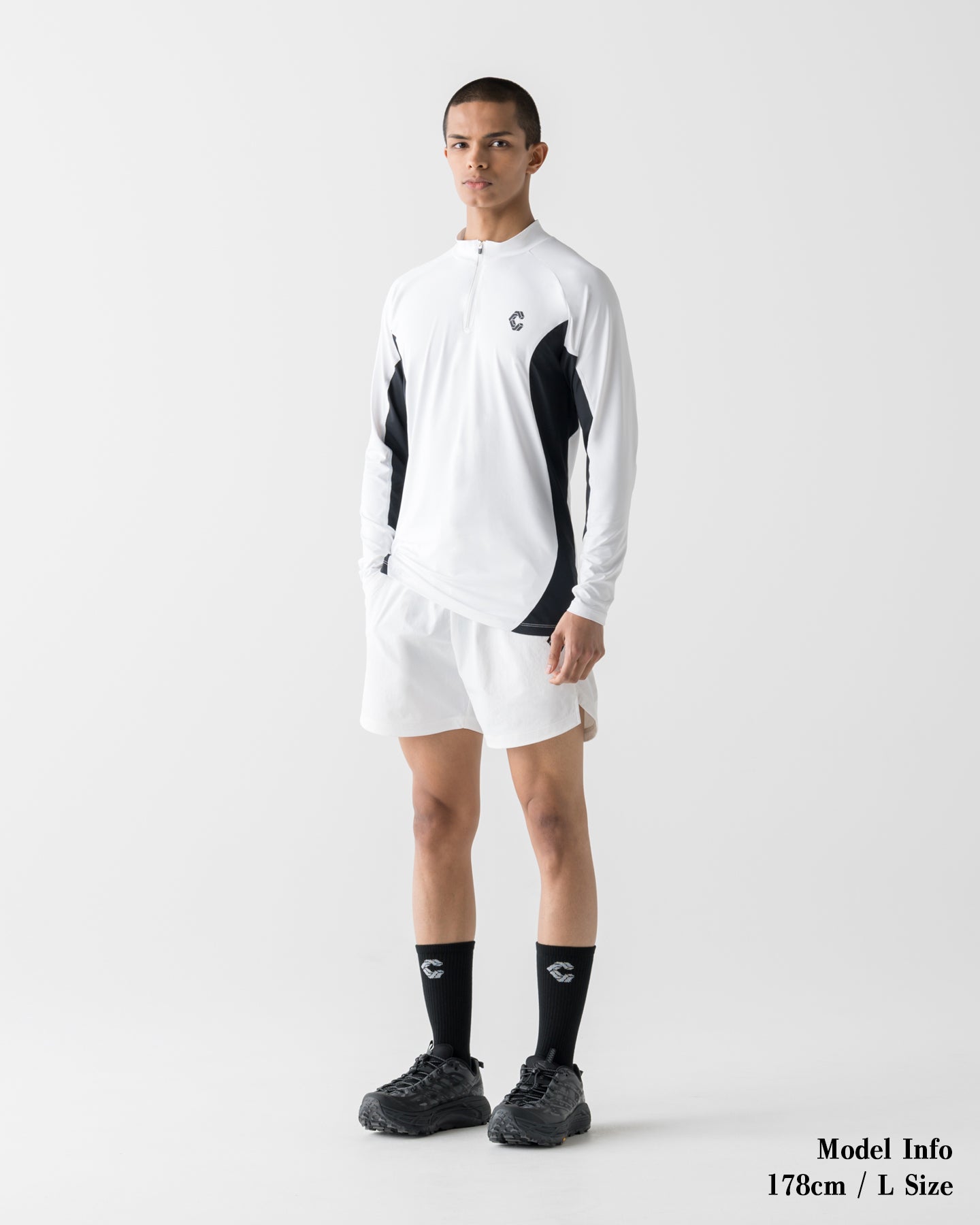 ☆7☆　CRONOS シャツ ホワイト L クロノス ① CRONOS×ITOI COMPRESSION LONGSLEEVE【WHITE】