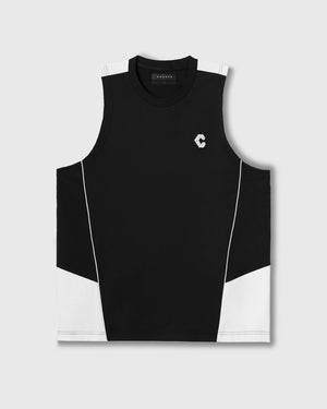 CRONOS SWITCH COOL TOUCH SLEEVELESS【BLACK】