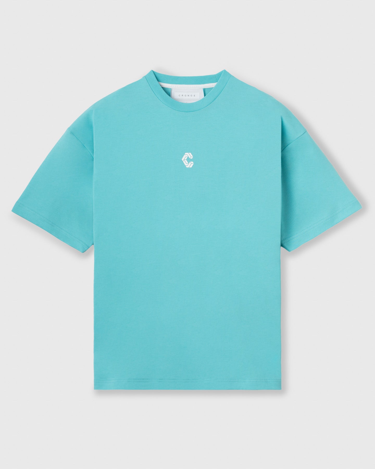 CRONOS AIR FLOW BOX LOGO S/S TEE【T. BLUE】