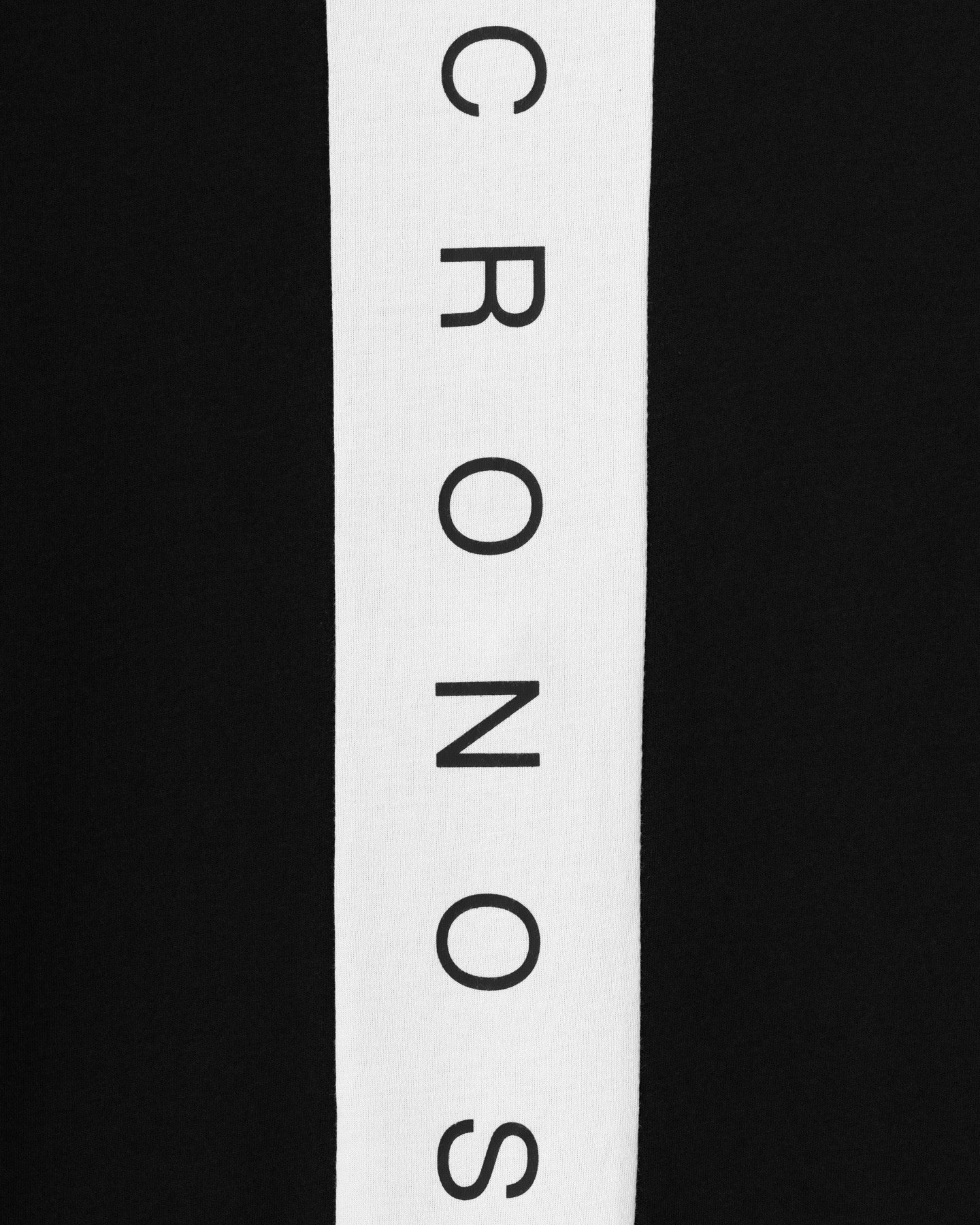 CRONOS AIR FLOW BOX LOGO S/S TEE【BLACK】