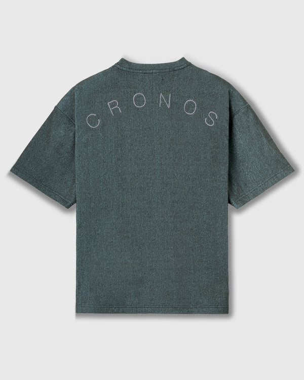 CRONOS LIGHT PILE STRETCH S/S TEE【D.GRAY】