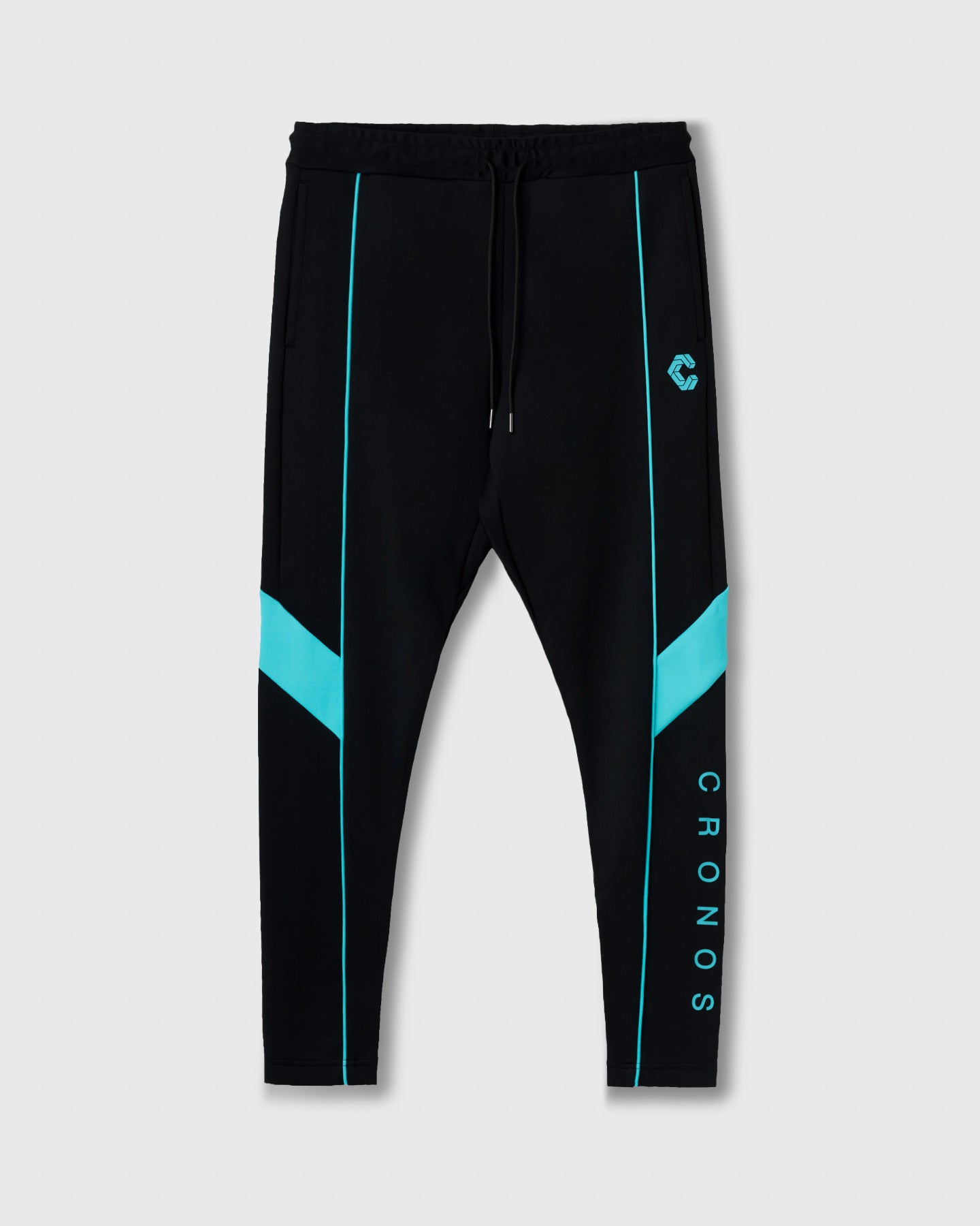 CRONOS SWITCH COOL TOUCH SKINNY PANTS【BLACK×T.BLUE】