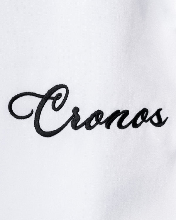 CRONOS SCRIPT SATIN  SHORTS【WHITE】