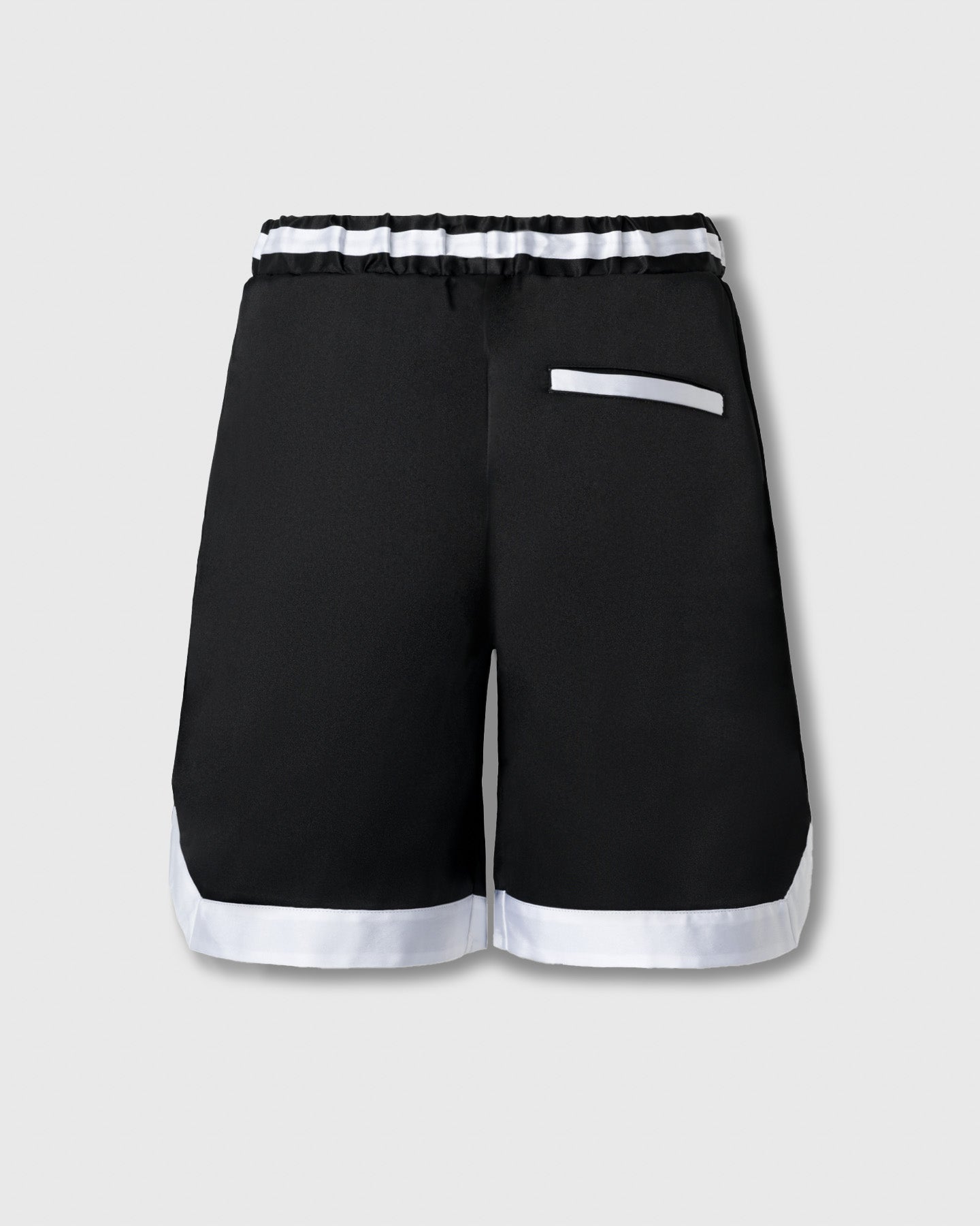 CRONOS SCRIPT SATIN SHORTS【BLACK】
