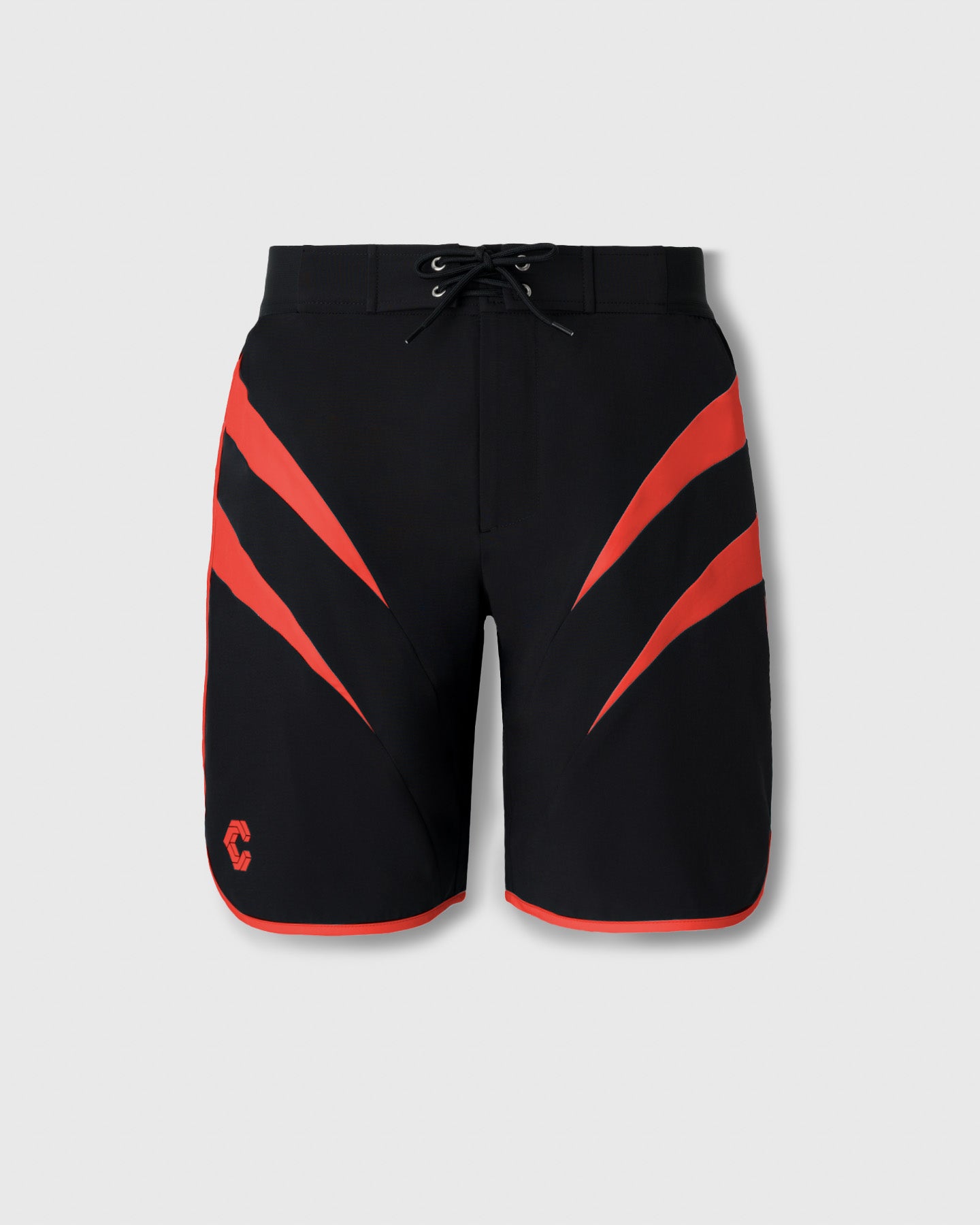 CRONOS SHARP LINE COMPETITION SHORTS【BLACK×RED】