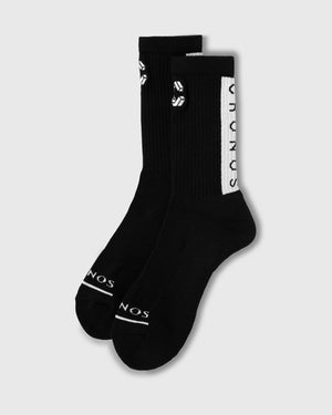 CRONOS AIRFLOW BOX LOGO SOCKS【BLACK】