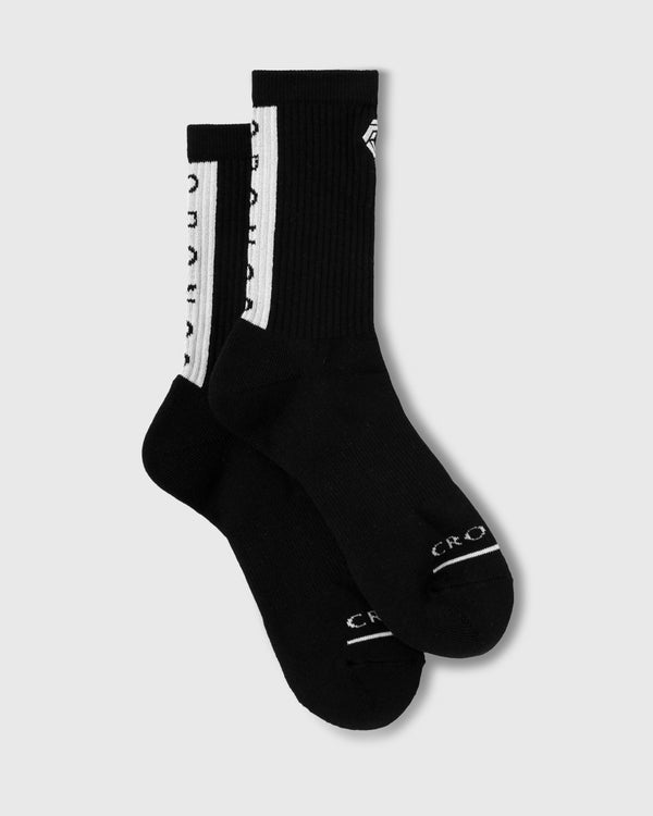 CRONOS AIRFLOW BOX LOGO SOCKS【BLACK】
