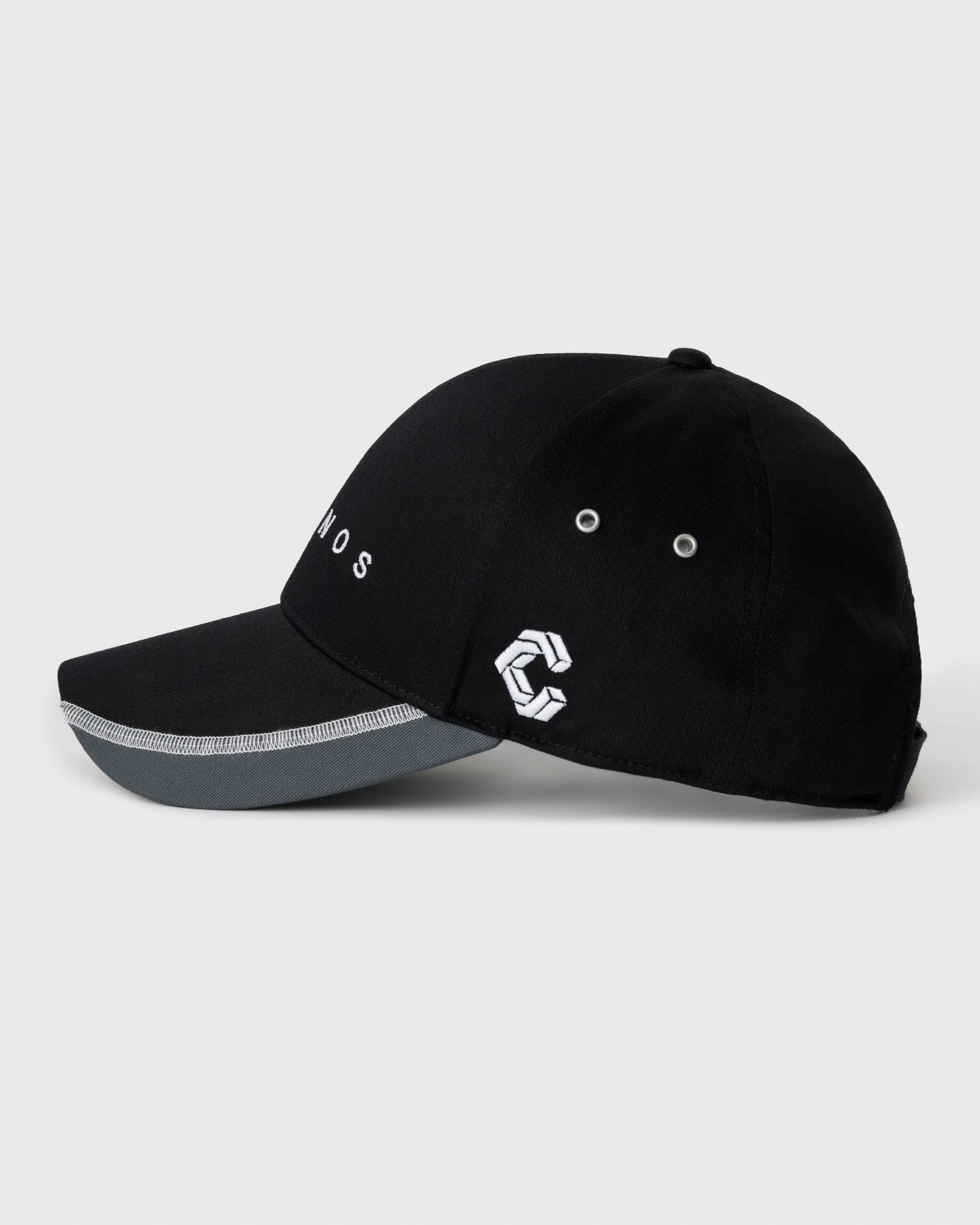 CRONOS LOGO DETAIL TWILL CAP【BLACK】