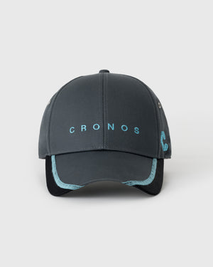 CRONOS LOGO DETAIL TWILL CAP 【T. BLUE】