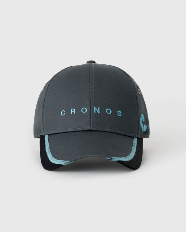 CRONOS LOGO DETAIL TWILL CAP 【T. BLUE】