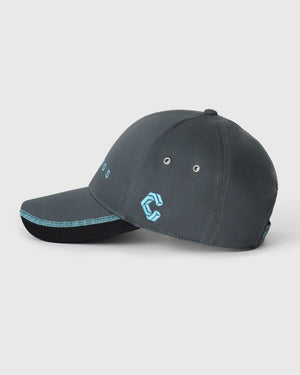 CRONOS LOGO DETAIL TWILL CAP 【T. BLUE】