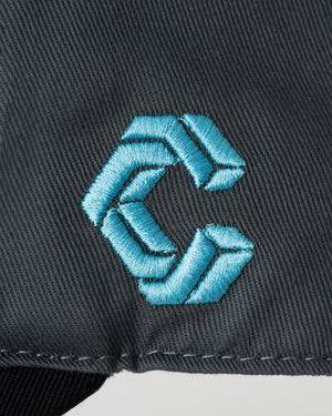 CRONOS LOGO DETAIL TWILL CAP 【T. BLUE】