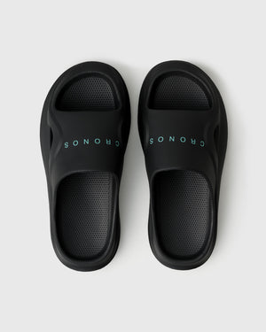 CRONOS RECOVERY EVA SANDAL【BLACK×T.BLUE】