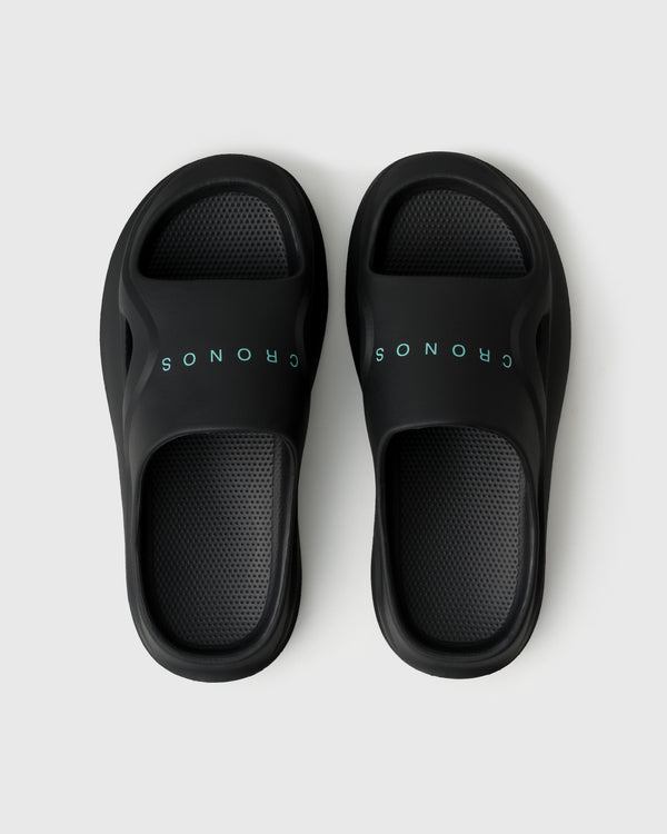 CRONOS RECOVERY EVA SANDAL【BLACK×T.BLUE】
