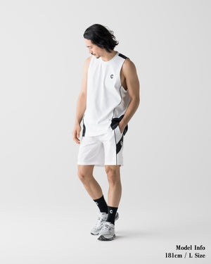 CRONOS SWITCH COOL TOUCH SHORTS【WHITE】