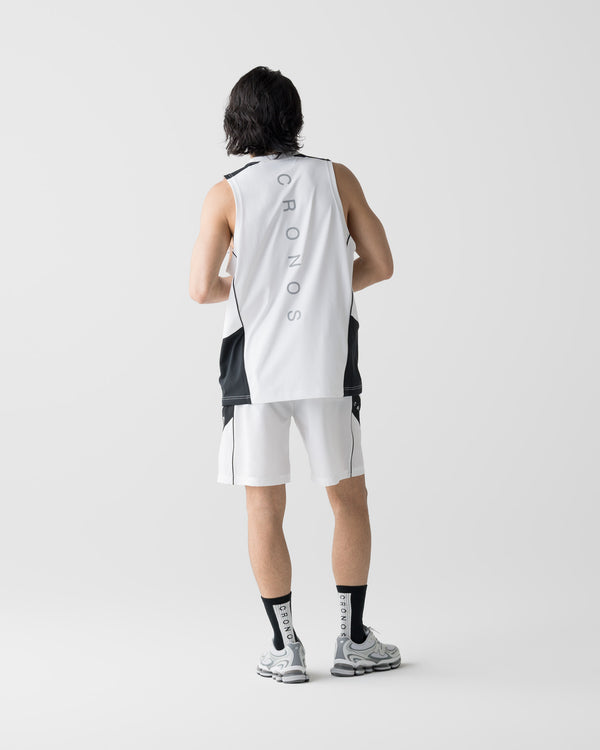 CRONOS SWITCH COOL TOUCH SHORTS【WHITE】