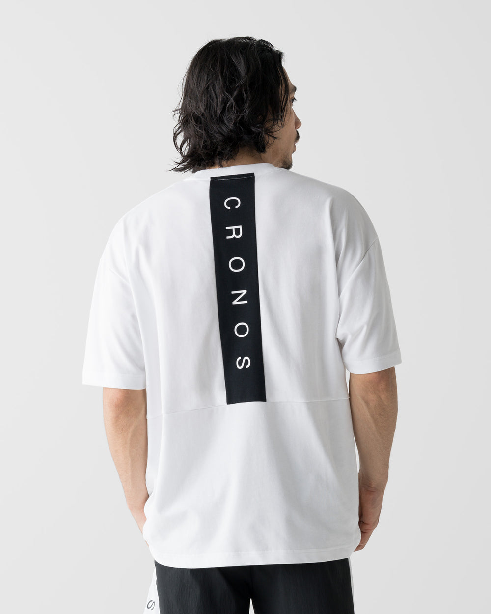 CRONOS AIR FLOW BOX LOGO S/S TEE【WHITE】