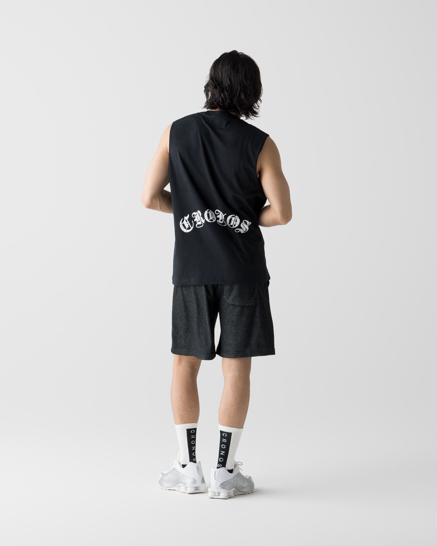 CRONOS LIGHT PILE STRETCH SHORTS【BLACK】