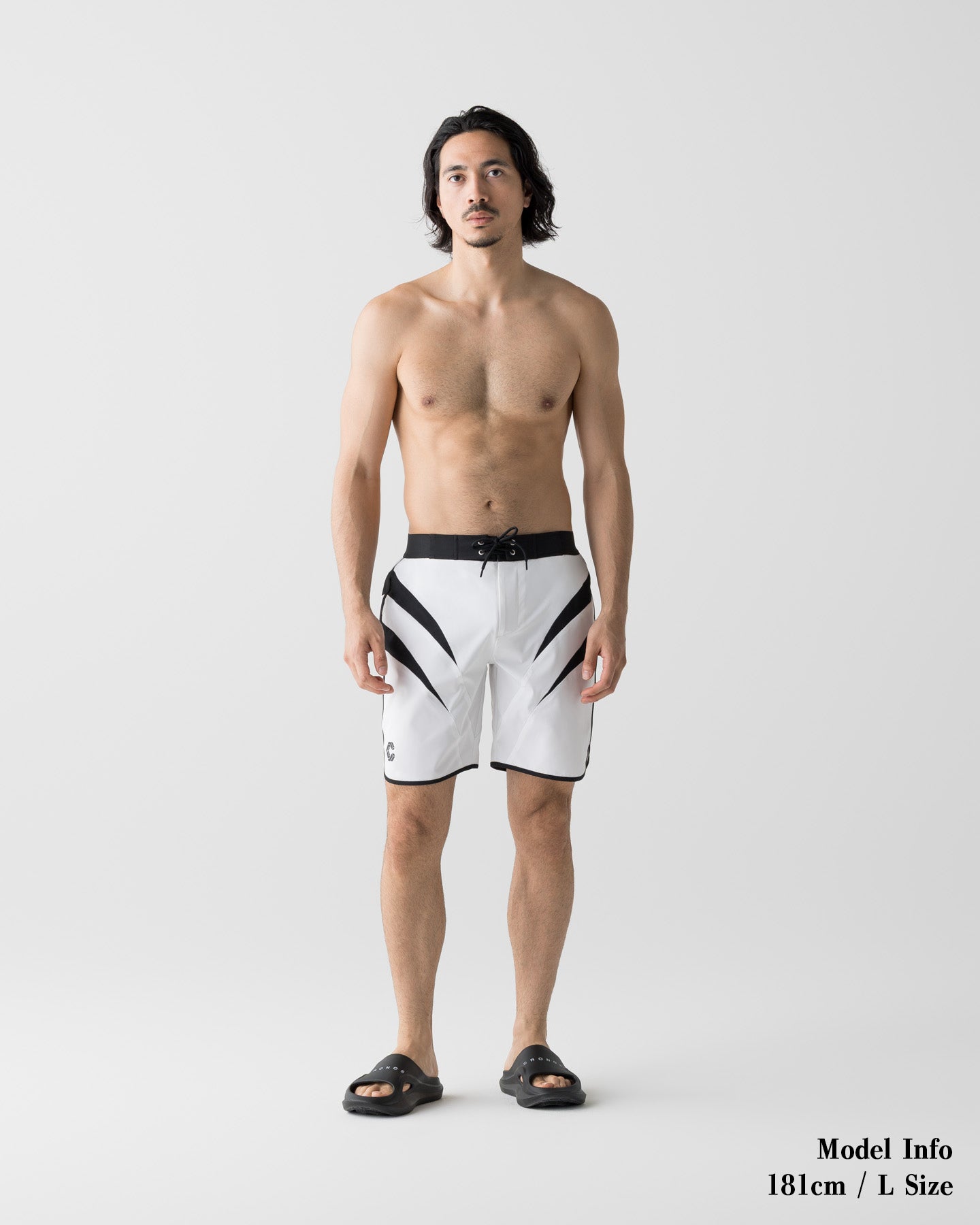CRONOS SHARP LINE COMPETITION SHORTS【WHITE】