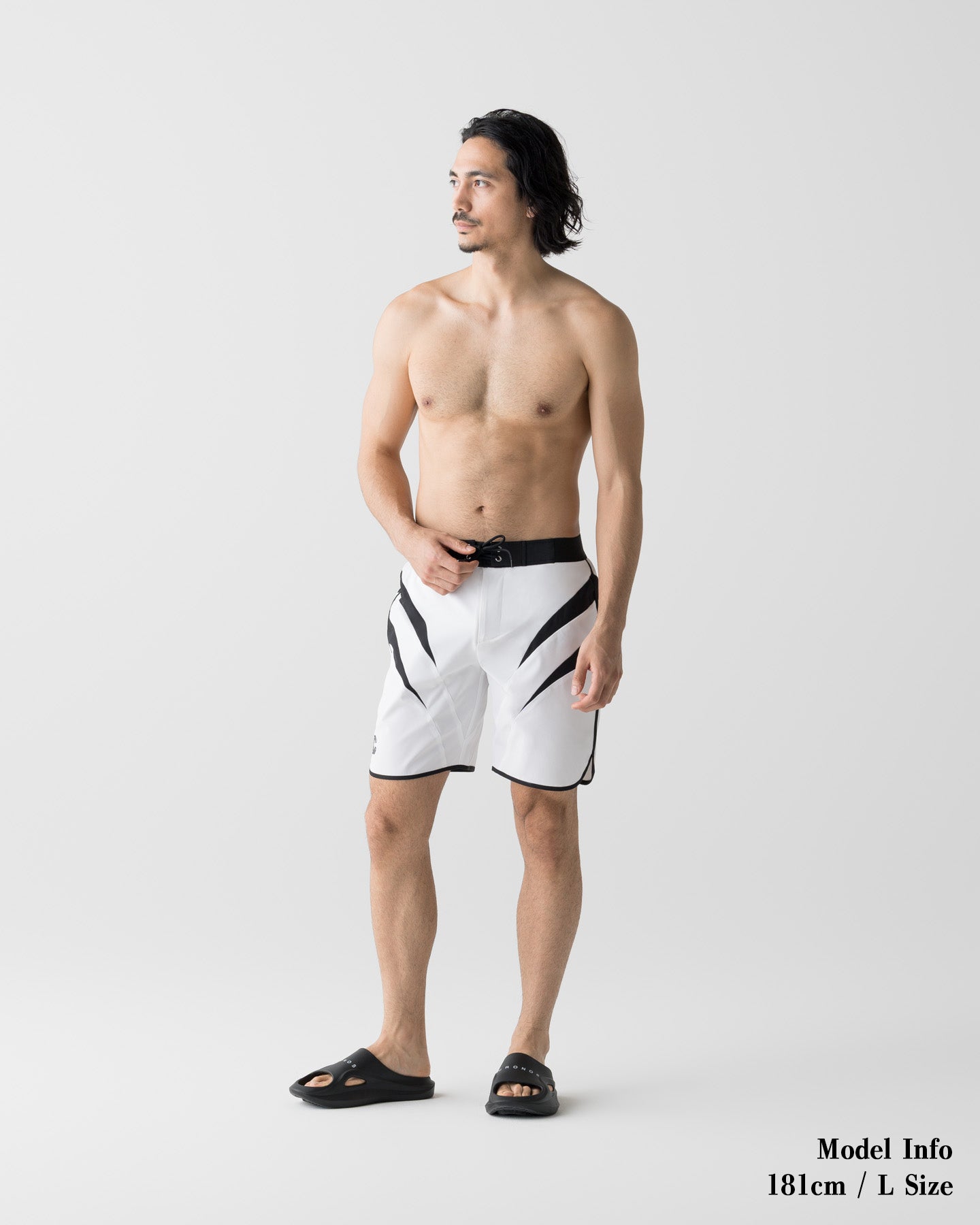 CRONOS SHARP LINE COMPETITION SHORTS【WHITE】