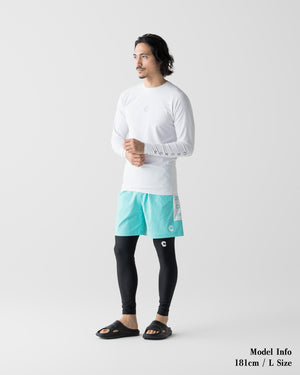 CRONOS AIRFLOW BOX LOGO SHORTS【T.BLUE】