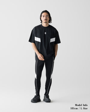 CRONOS SWITCH COOL TOUCH S/S TEE【BLACK】