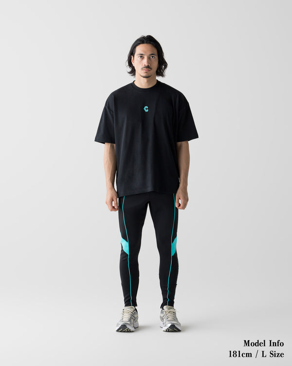CRONOS SWITCH COOL TOUCH SKINNY PANTS【BLACK×T.BLUE】
