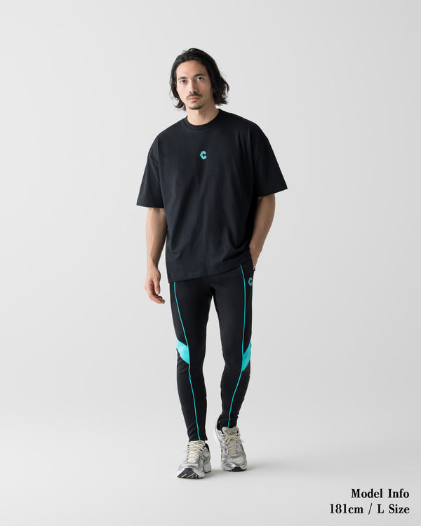 CRONOS SWITCH COOL TOUCH SKINNY PANTS【BLACK×T.BLUE】