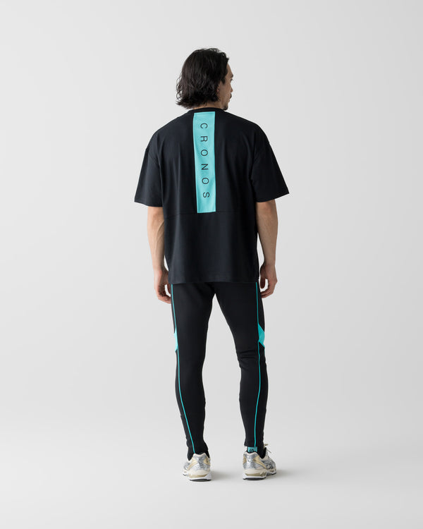 CRONOS SWITCH COOL TOUCH SKINNY PANTS【BLACK×T.BLUE】
