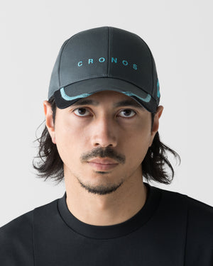 CRONOS LOGO DETAIL TWILL CAP 【T. BLUE】