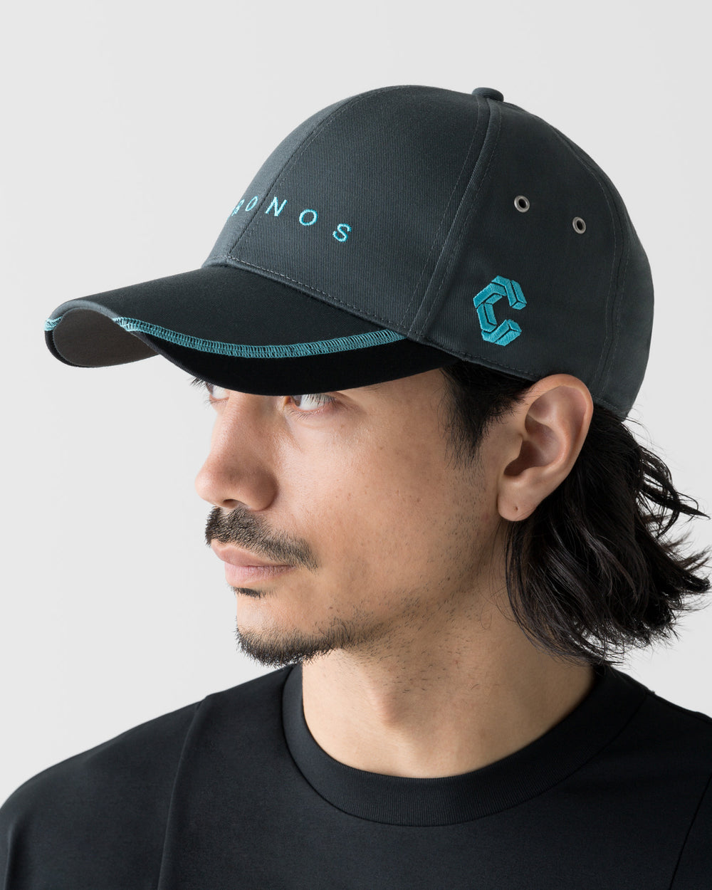 CRONOS LOGO DETAIL TWILL CAP【T. BLUE】