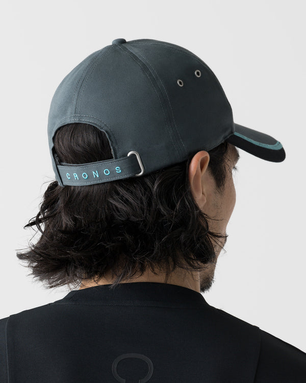 CRONOS LOGO DETAIL TWILL CAP 【T. BLUE】