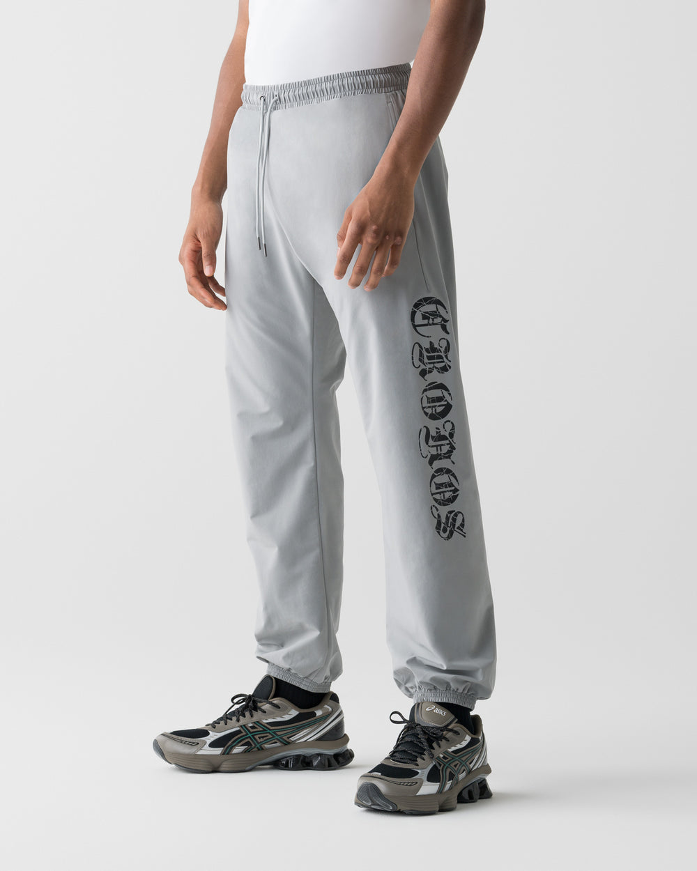 CRONOS VINTAGE BLACKLETTER  PANTS【GRAY】